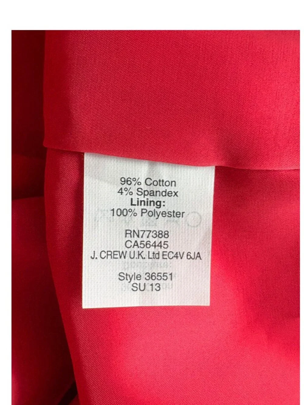 J. Crew No. 2 Pencil Pink Bi-Stretch Cotton Blend Skirt NWOT